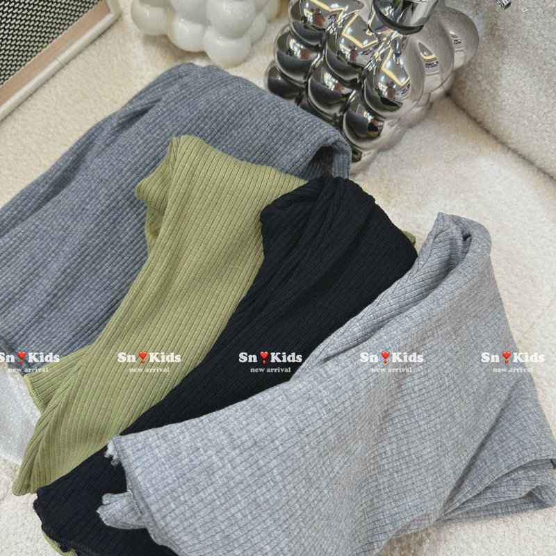 Quần tăm dài loe bé gái