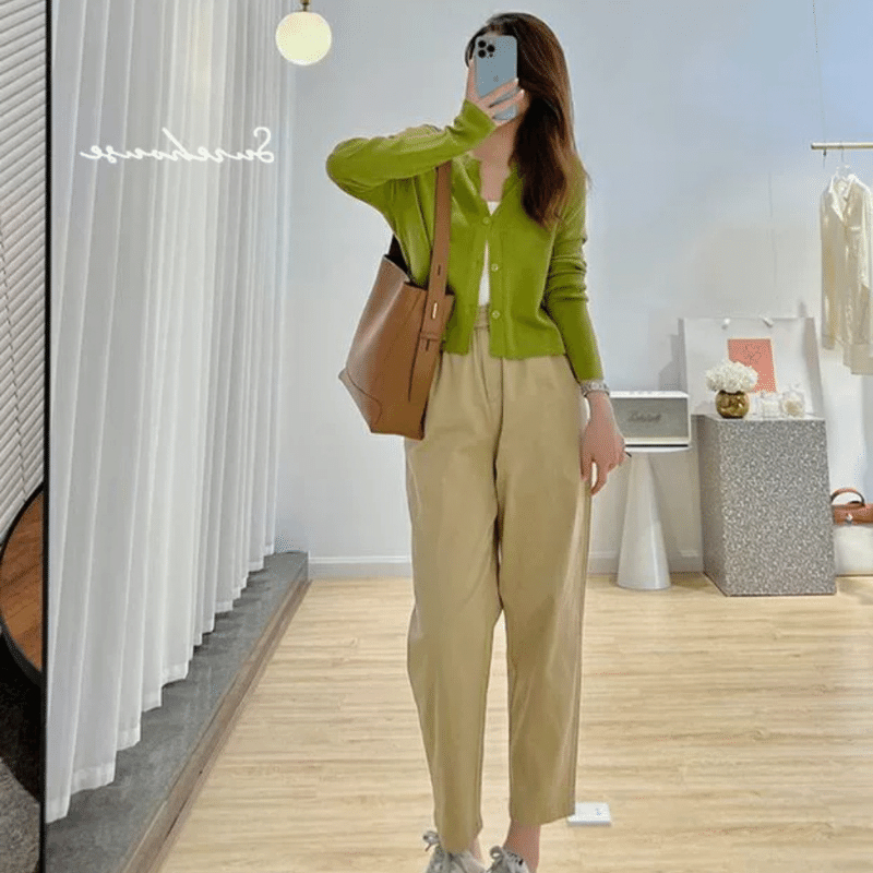 45-105kg Quần Baggy Nam Nữ KAKI thời trang BIGSIZE Sói Store