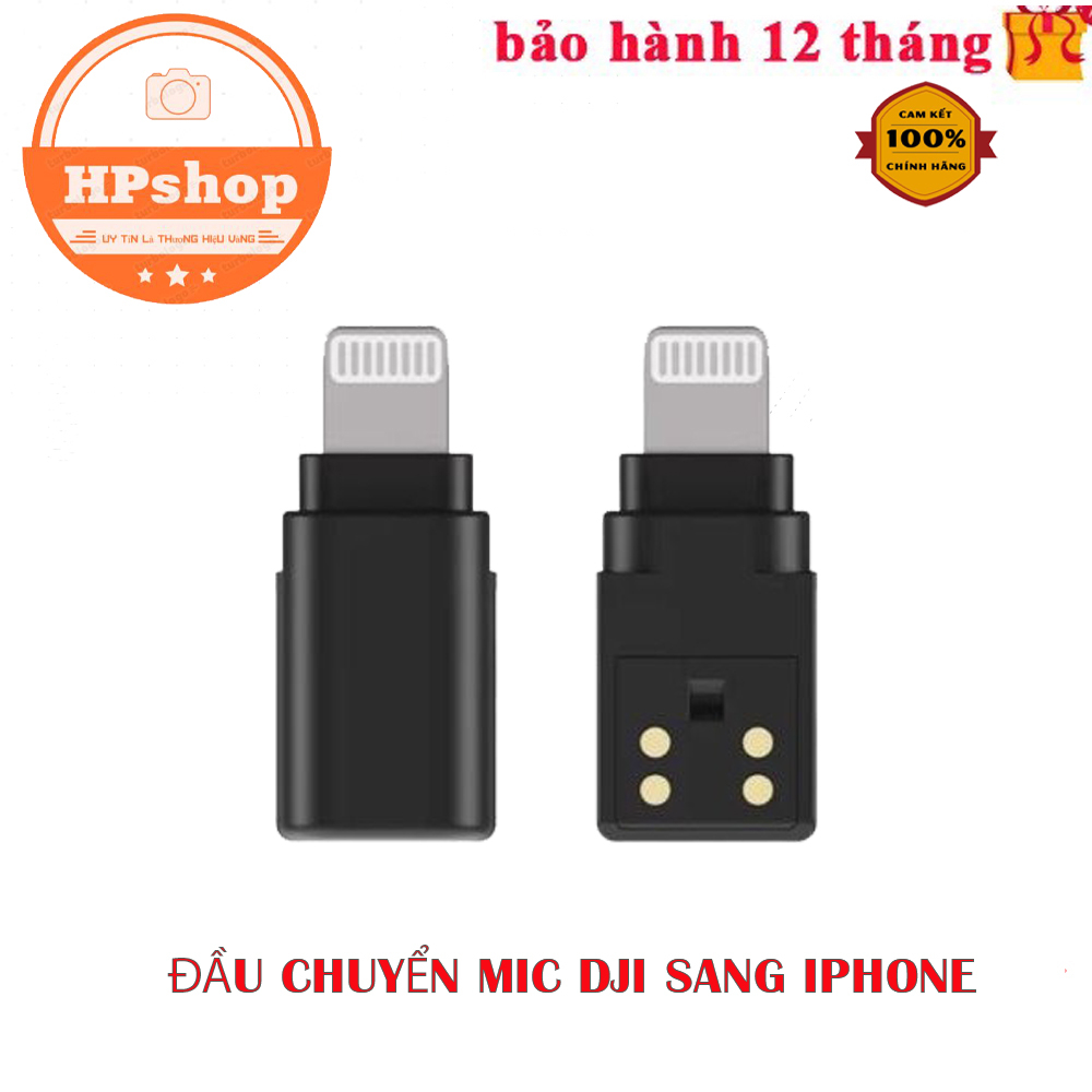 Đầu kết nối mic DJI sang iphone
