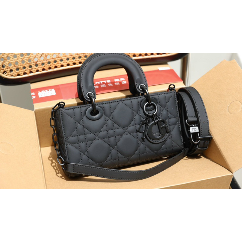 Túi Di.or D-joy bag super size 22x12cm da thật 4 màu fullbox nam châm