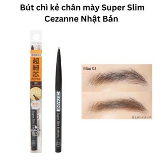  Bút chì kẻ chân mày lông mày Super Slim Cezanne Nhật Bản 