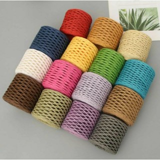 Sợi cói giấy móc mũ, túi xách