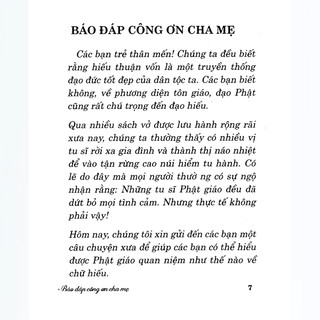 Sách - Báo Đáp Công Ơn Cha Mẹ