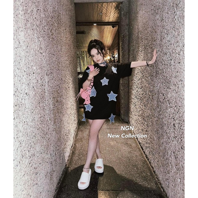 Áo Phông Thêu Sao Bò