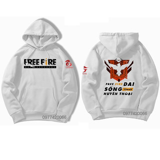 áo hoodie freefire, áo game free fire - Hàng loại đẹp ( đặt 2 áo được tặng mũ xịn )