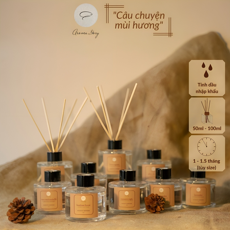 Tinh Dầu Khuếch Tán Aroma Story Nhiều Hương Size 50ml/100ml