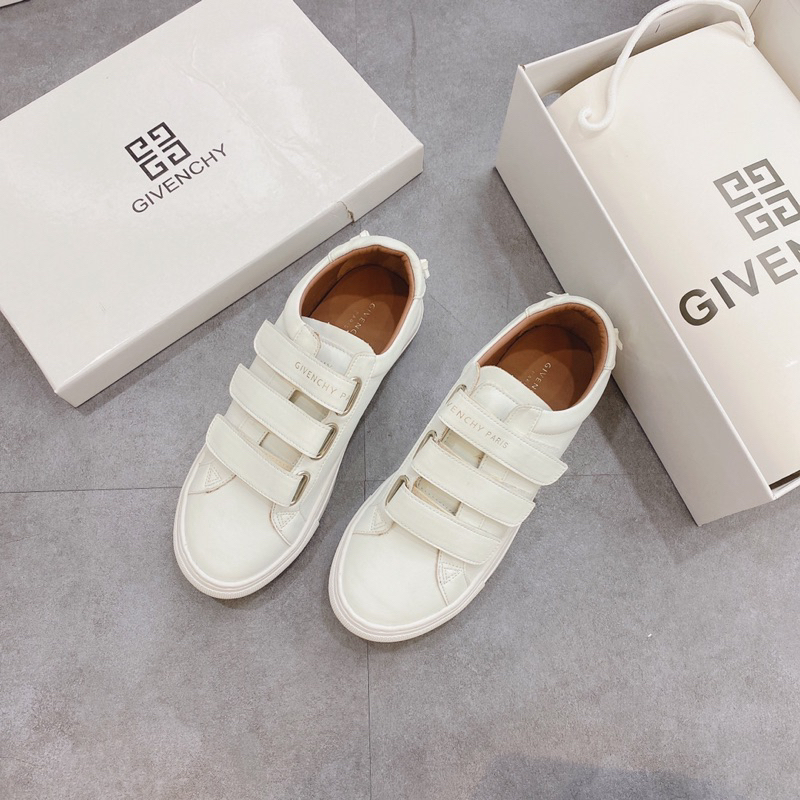 Giày Thế Thao Trắng 3 Dán GVC Đế Bằng Fullbox - CERIHOUSE