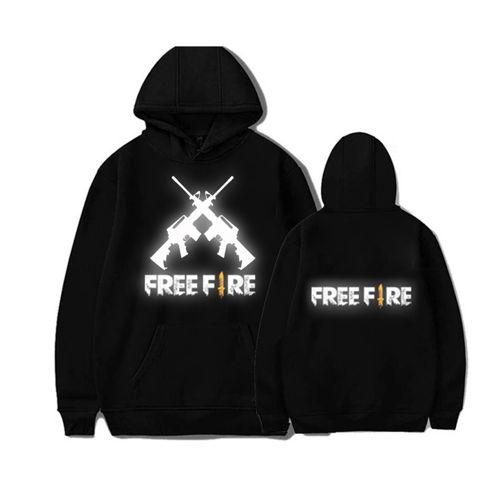 Áo hoodie freefire phản quang, áo hoodie game free fire phản quang hàng loại đẹp