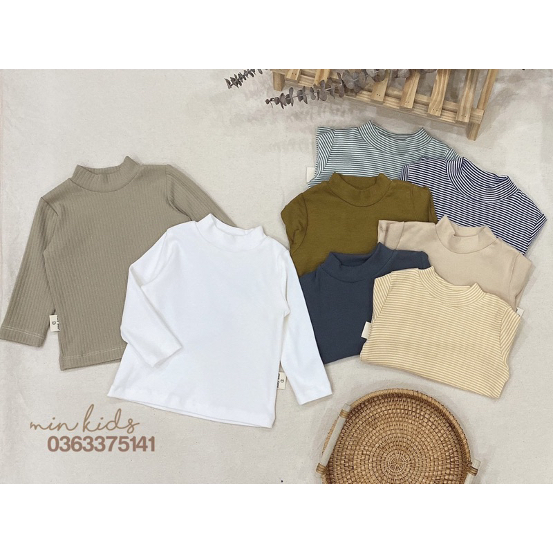 Áo giữ nhiệt cotton mềm mại cho bé trai, bé gái