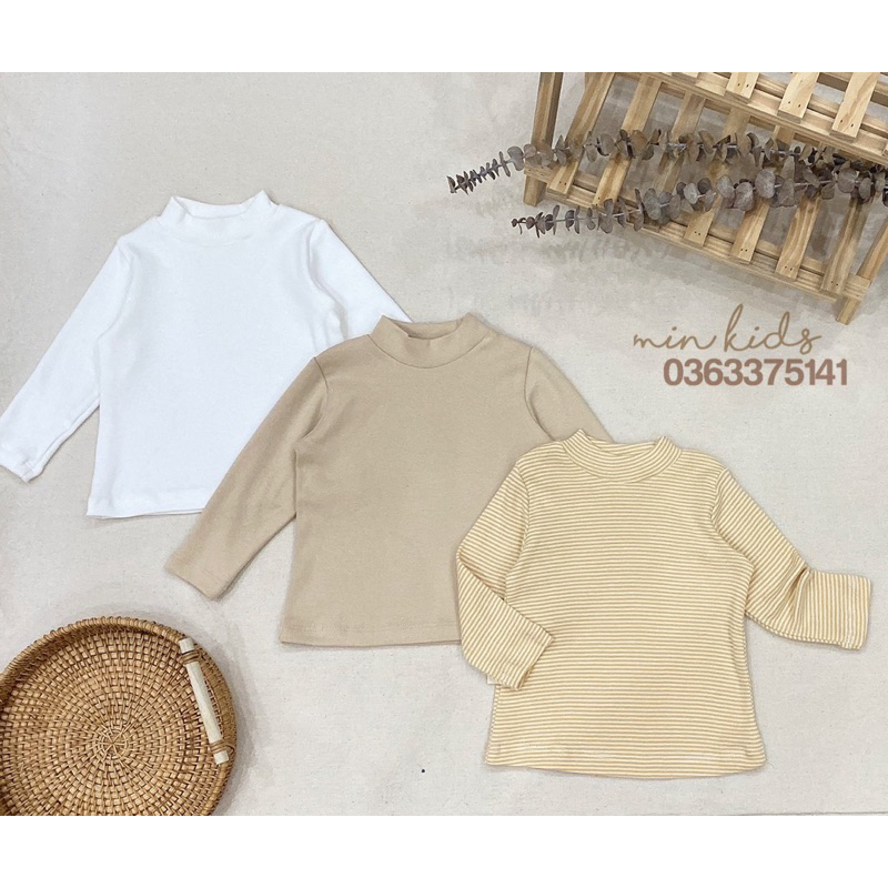Áo giữ nhiệt cotton mềm mại cho bé trai, bé gái