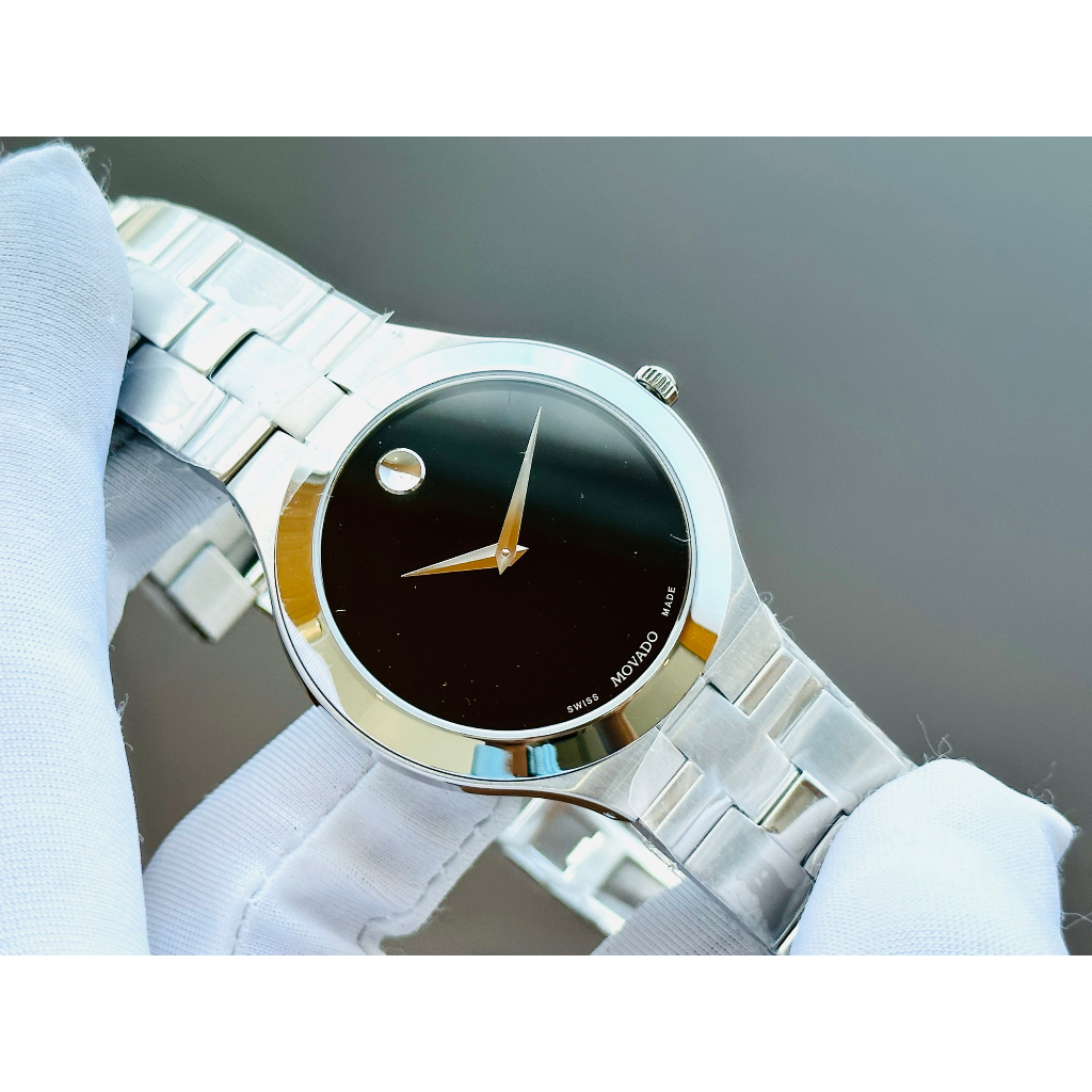 Đồng hồ nam dây thép Movado Collection Black Dial 0606781