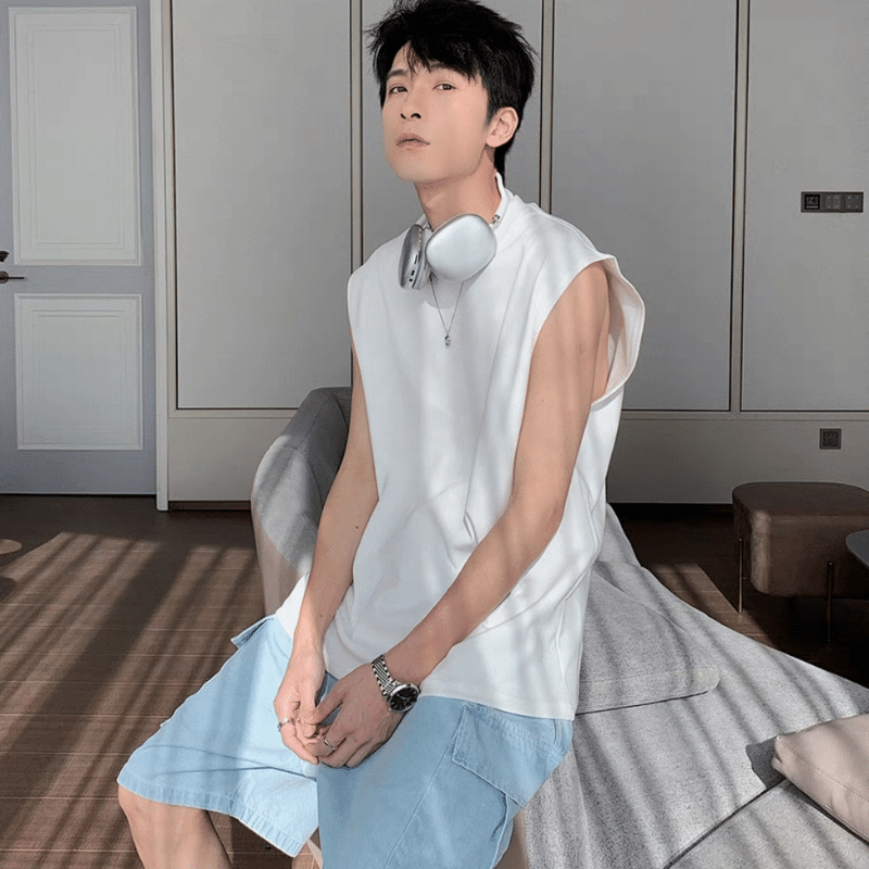 40-105kg Áo nam nữ ba lỗ/sát nách thời trang bigsize unisex Sói Store
