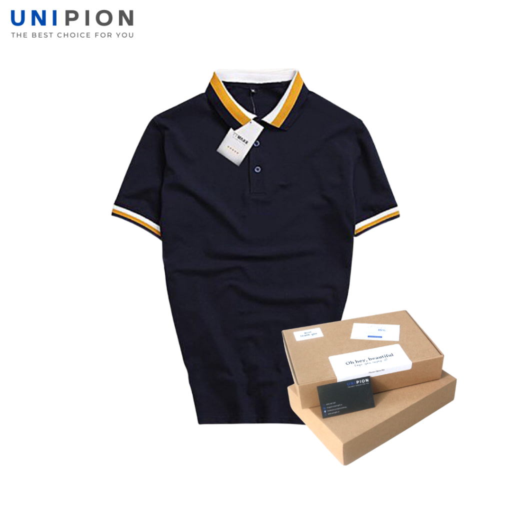 Áo thun nam, áo polo nam PION trơn chất cotton cao cấp ngắn tay trẻ trung, cá tính