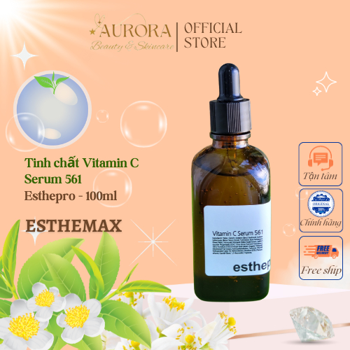 Tinh Chất Vitamin C Serum 561 Esthepro - Chính Hãng trắng da, chống lão hóa, giảm mụn mờ thâm 100ml