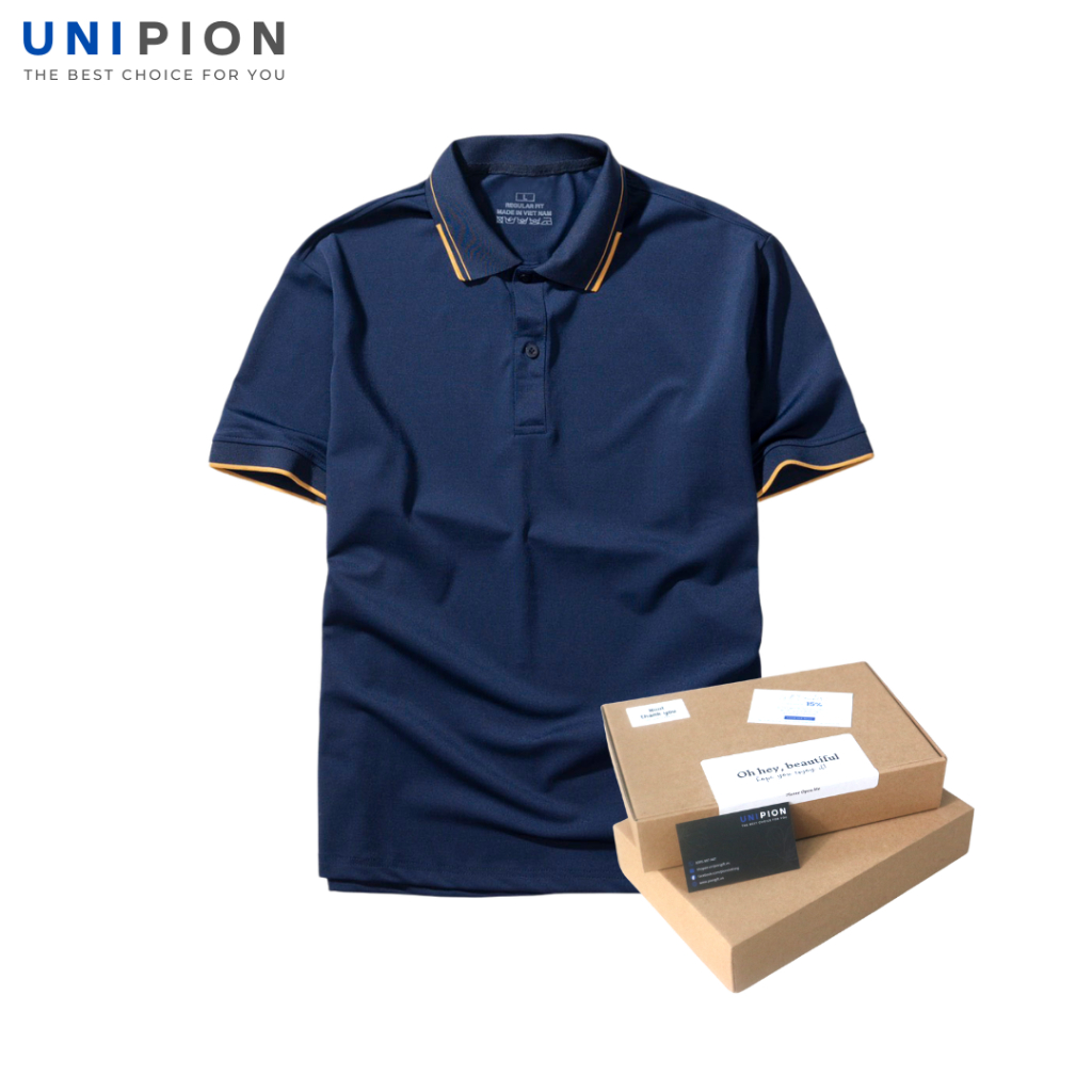 Áo Polo Nam UNIPION form chuẩn cao cấp sang trọng, đẳng cấp tặng kèm hộp siêu xịn