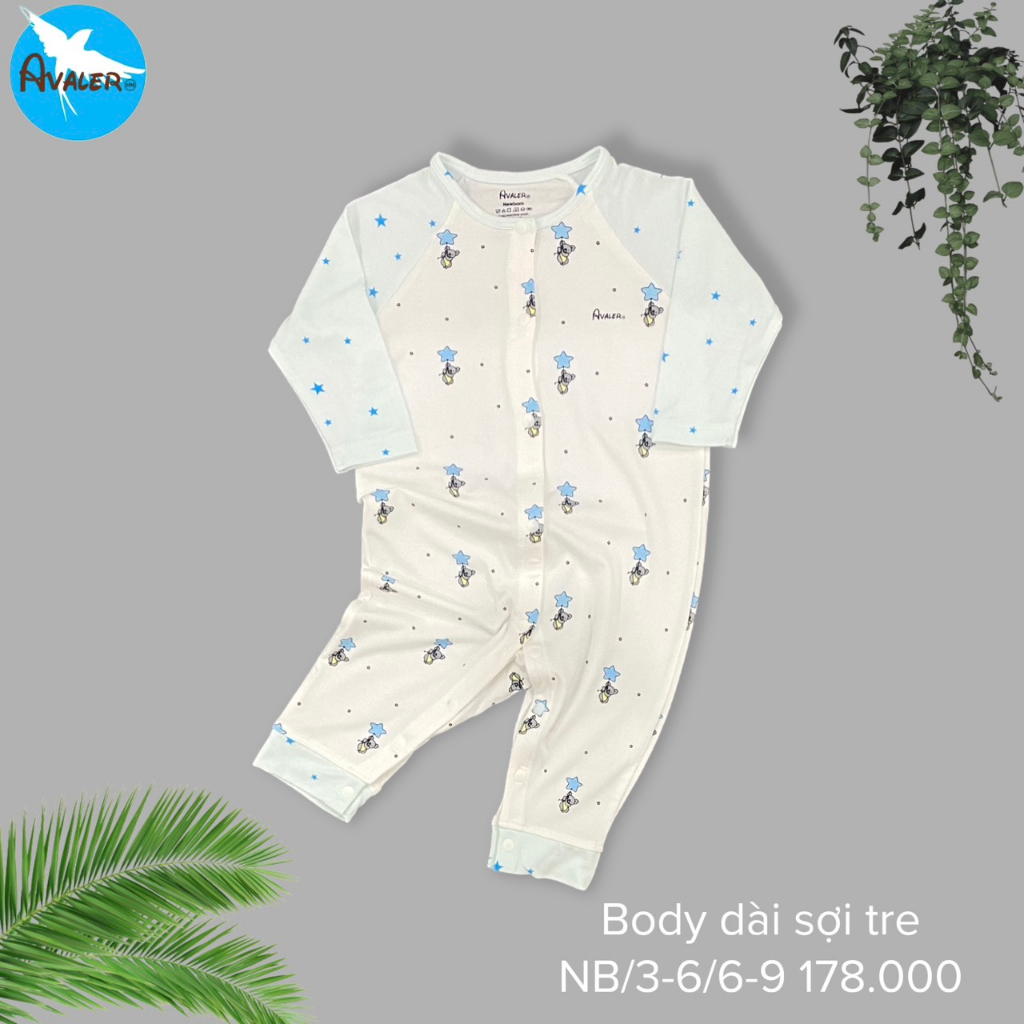 Body dài tay Avaler cho bé AV082