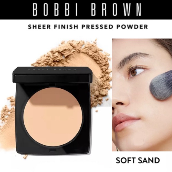 ]Full 10g +Bill] Phấn phủ dạng nén Bobbi Brown Sheer Finish Pressed Powder 10g kiềm dầu suốt 24h