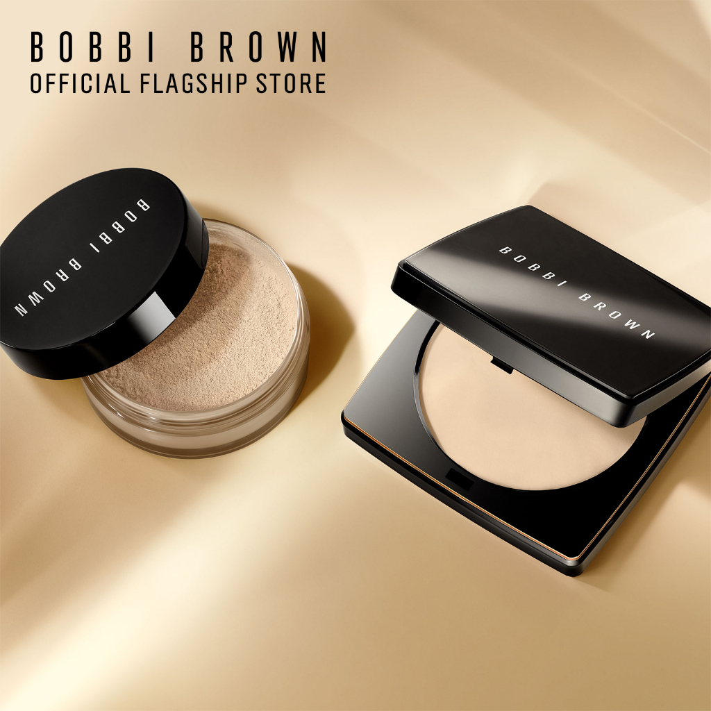 ]Full 10g +Bill] Phấn phủ dạng nén Bobbi Brown Sheer Finish Pressed Powder 10g kiềm dầu suốt 24h