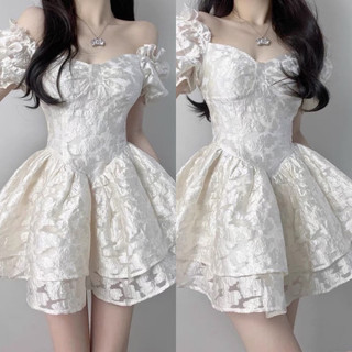🌷 Váy công chúa tay phồng váy sinh nhật bồng bềnh tiểu thư - QCCC LOẠI 1