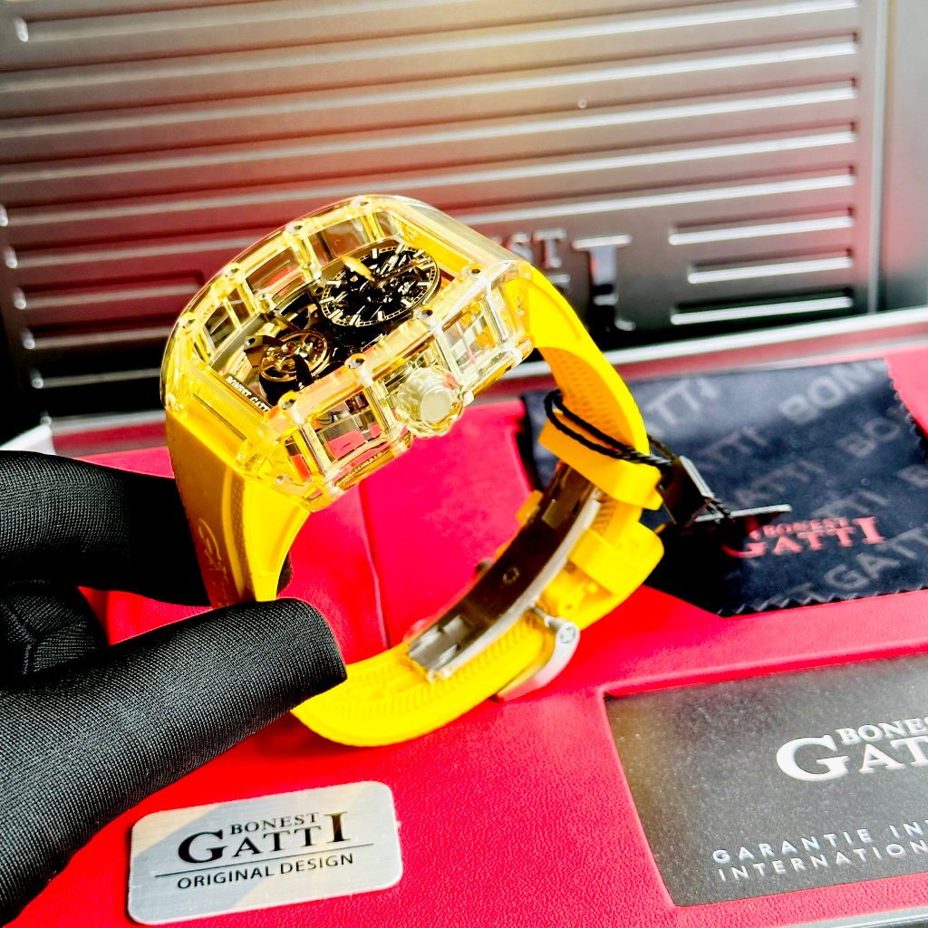 Đồng hồ nam dây cao su Bonest Gatti Ghost BG9960-A3