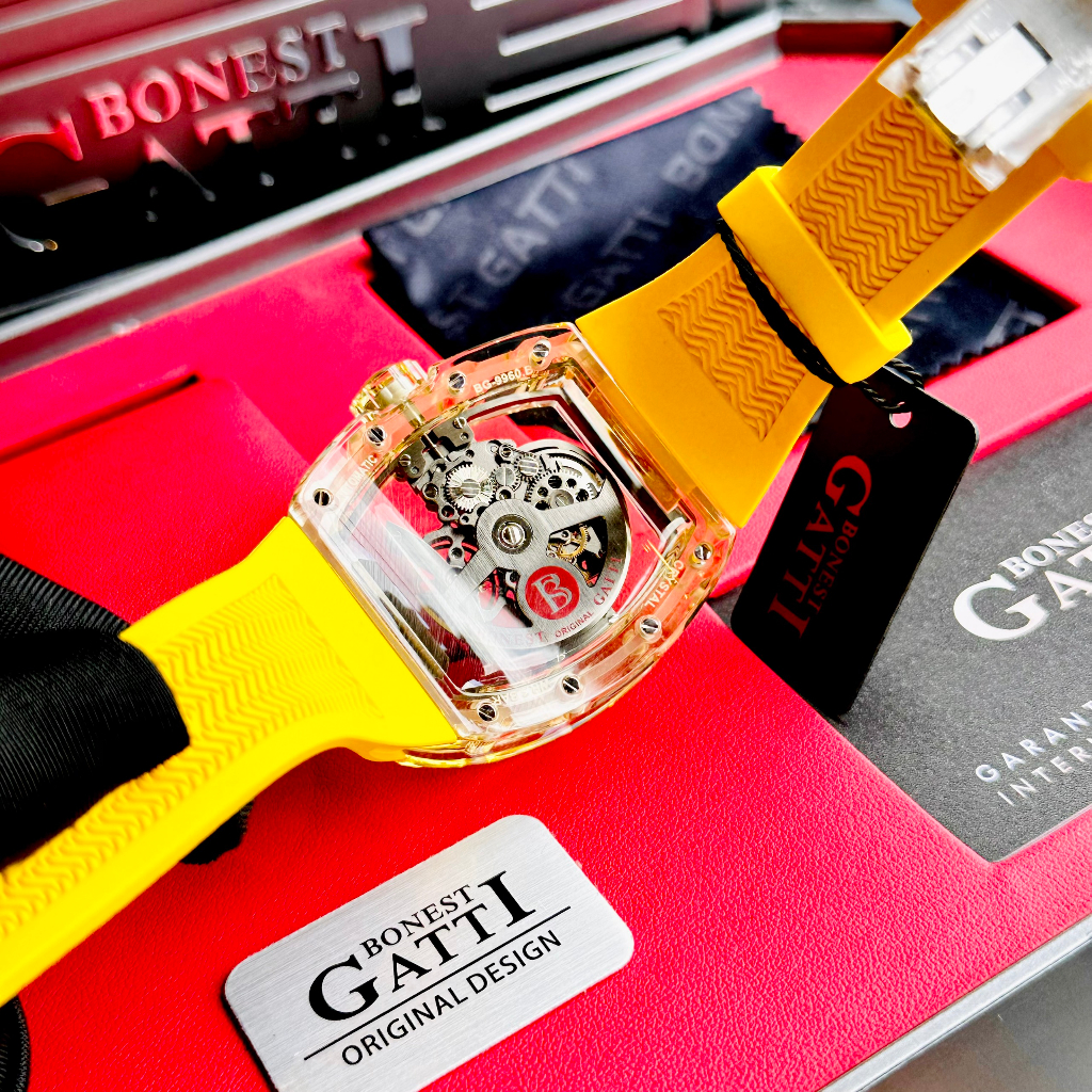 Đồng hồ nam dây cao su Bonest Gatti Ghost BG9960-A3