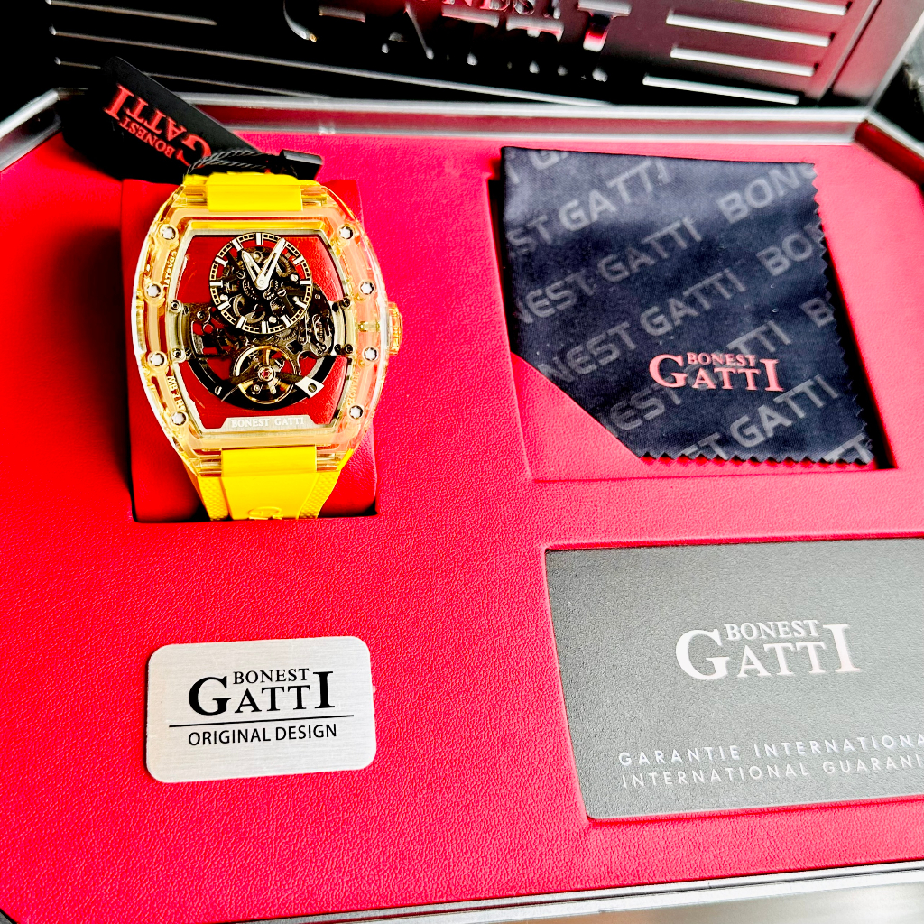 Đồng hồ nam dây cao su Bonest Gatti Ghost BG9960-A3