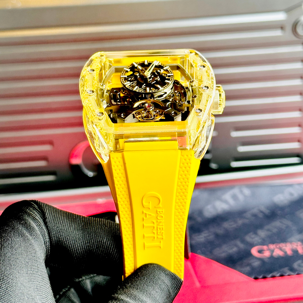 Đồng hồ nam dây cao su Bonest Gatti Ghost BG9960-A3