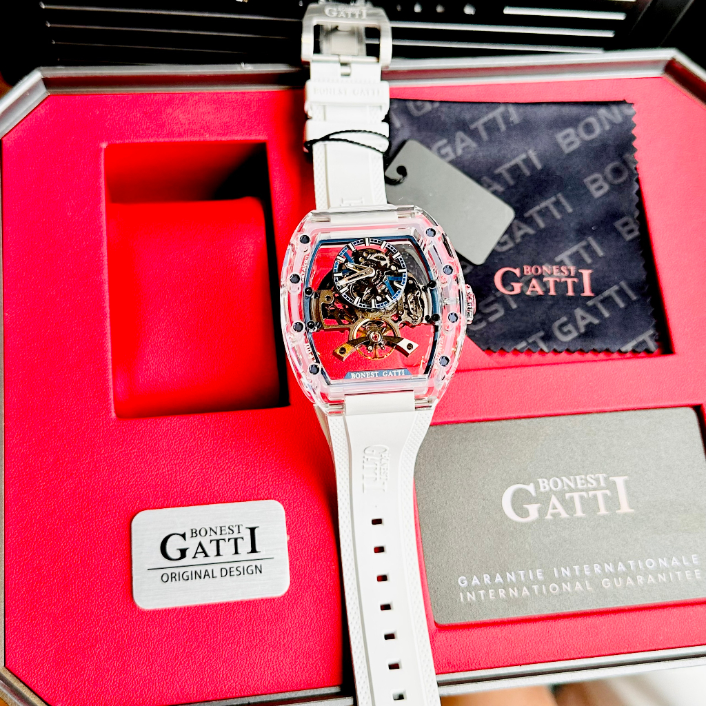 Đồng hồ nam dây cao su Bonest Gatti Ghost BG9960-A2