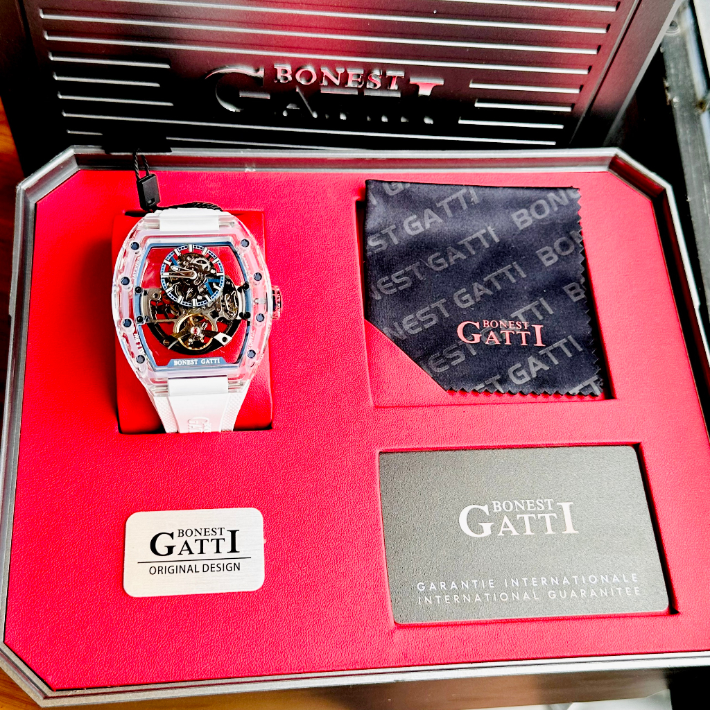 Đồng hồ nam dây cao su Bonest Gatti Ghost BG9960-A2