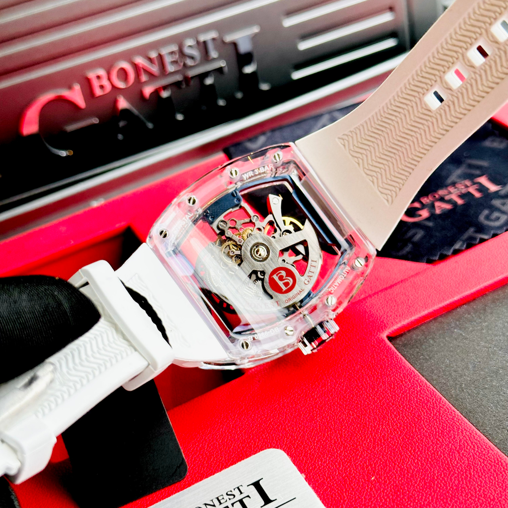 Đồng hồ nam dây cao su Bonest Gatti Ghost BG9960-A2