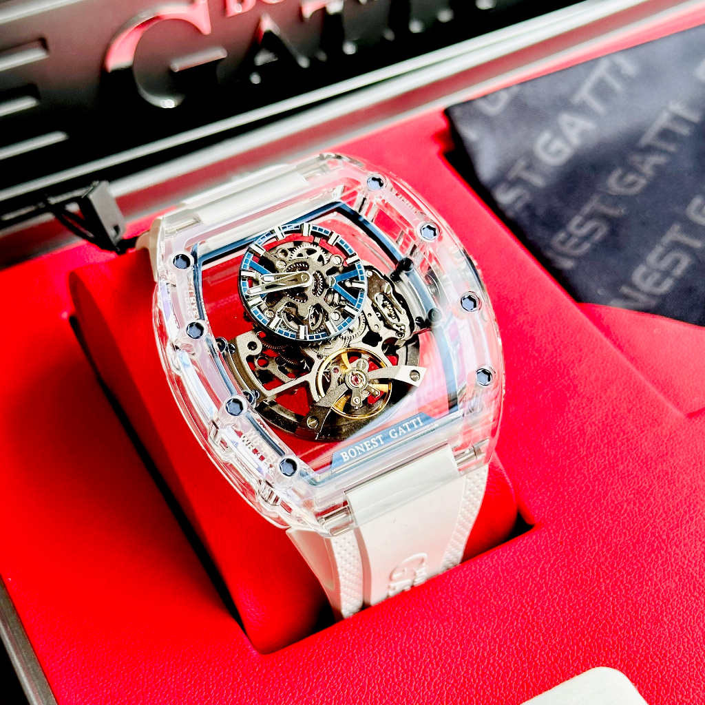 Đồng hồ nam dây cao su Bonest Gatti Ghost BG9960-A2