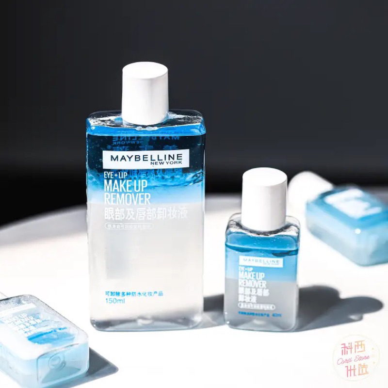 Nước Tẩy Trang Mắt và Môi Chuyên Dụng 2 lớp Maybelline Eye & Lip Makeup Remover 150ml BẢN TRUNG