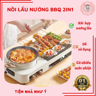 NỒI LẨU NƯỚNG 2in1 CÔNG SUẤT LỚN BẢO HÀNH 12ThÁNG