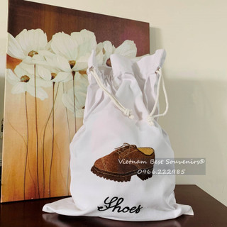 Túi đựng giày thêu tay thủ công handmade embroidery