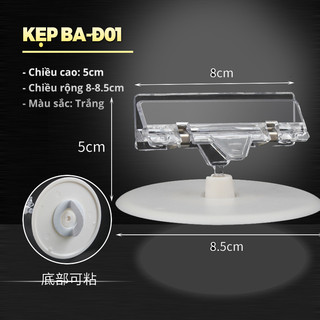 Kẹp để bàn, Kẹp wobbler quảng cáo, bảng giá