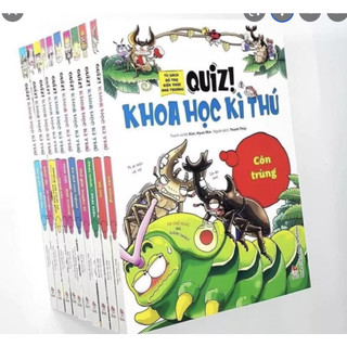 Sách thiếu nhi - trọn bộ 20c quiz! khoa học kì thú- 2024 - nxb kim đồng