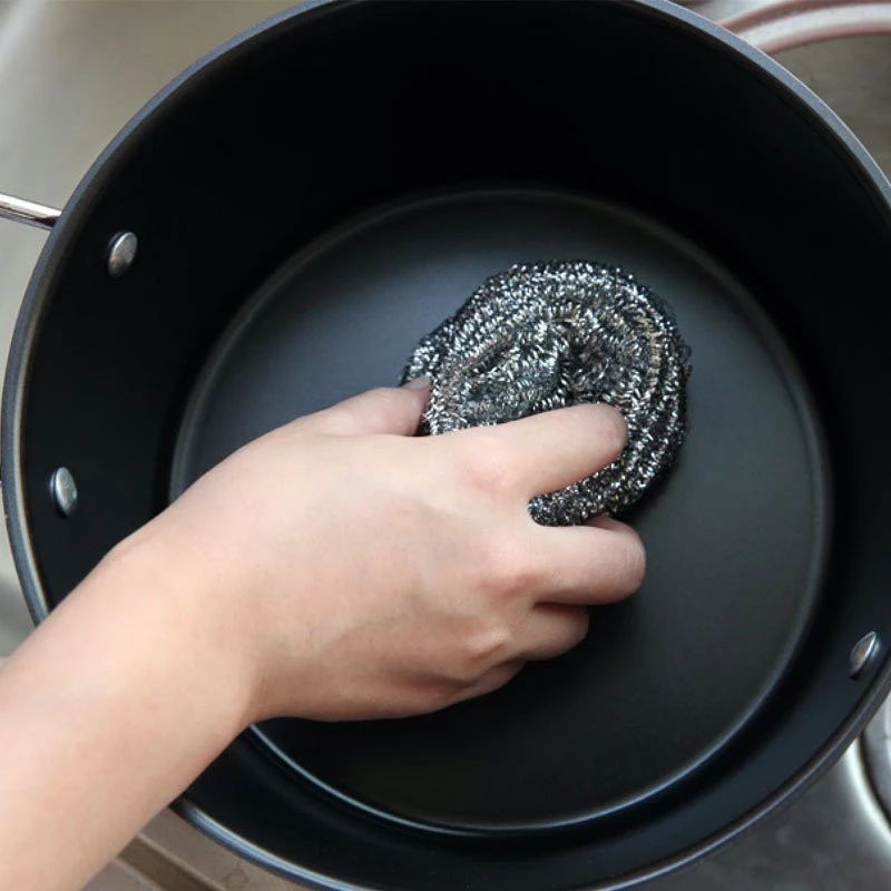 Chà inox, xoong nồi