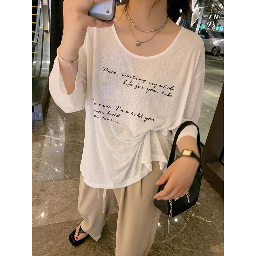 Áo phông giấy quảng châu in chữ vintage