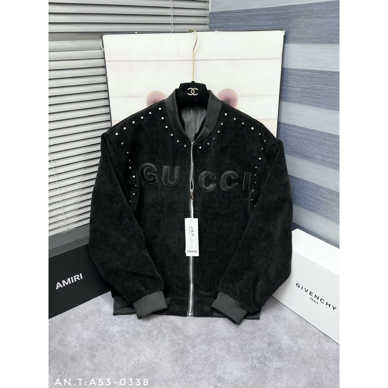 Áo khoác nam thêu chữ da bản SUPPER hàng QC cao cấp