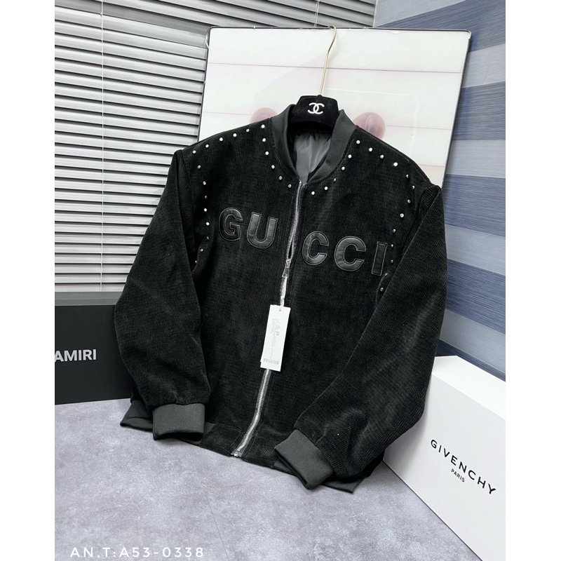 Áo khoác nam thêu chữ da bản SUPPER hàng QC cao cấp