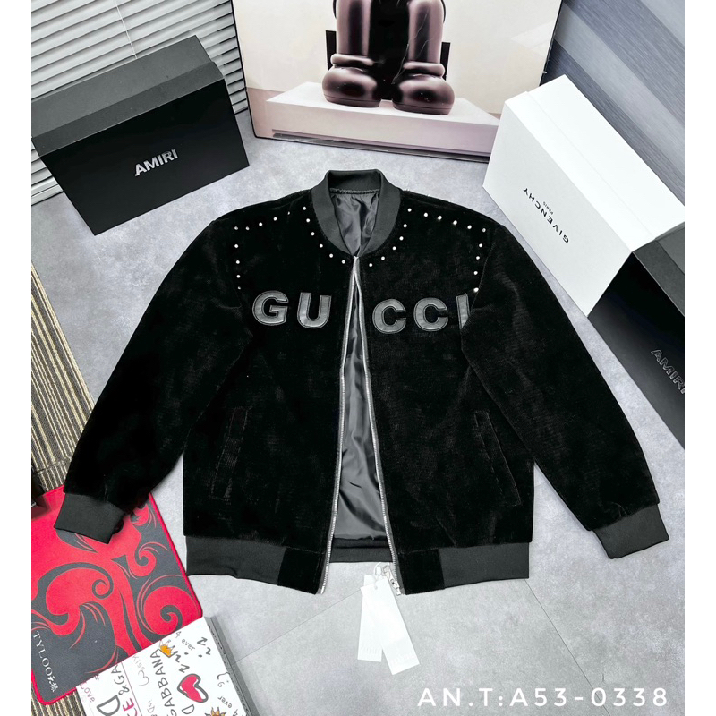 Áo khoác nam thêu chữ da bản SUPPER hàng QC cao cấp