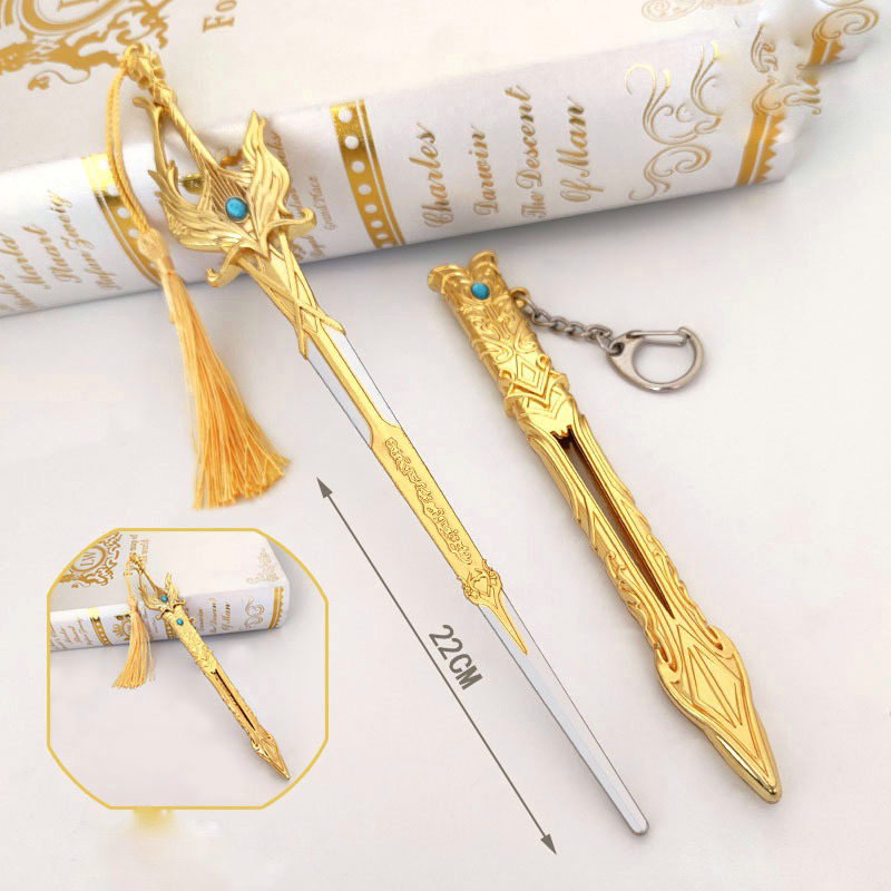 Mô hình Thiên Sứ Thánh Kiếm mẫu mới dài 22cm bằng Kim Loại Cao Cấp Siêu Đẹp mô hình Đấu La Đại Lục trưng bày trang trí