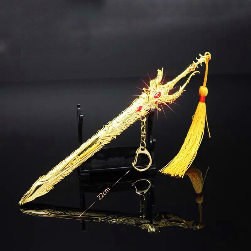 Mô hình Thiên Sứ Thánh Kiếm mẫu mới dài 22cm bằng Kim Loại Cao Cấp Siêu Đẹp mô hình Đấu La Đại Lục trưng bày trang trí