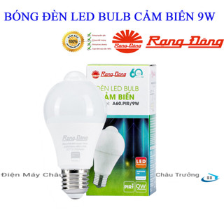 Bóng đèn cảm biến Rạng Đông 9W - Bóng Led cảm biến 9W Rạng Đông A60.PIR/9W - Cảm biến PIR 
