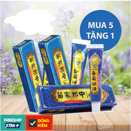 kem bôi da thảo dược Đài Loan đặc trị nấm ngứa, mề đay, viêm da cơ địa, hắc lào, á sừng,mua 5sp tặng thêm 1