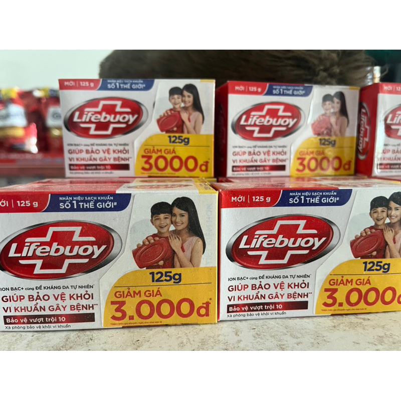Xà bông cục Lifebuoy 90g đủ màu taphoatoanngoc1