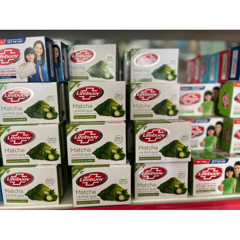 Xà bông cục Lifebuoy 90g đủ màu taphoatoanngoc1