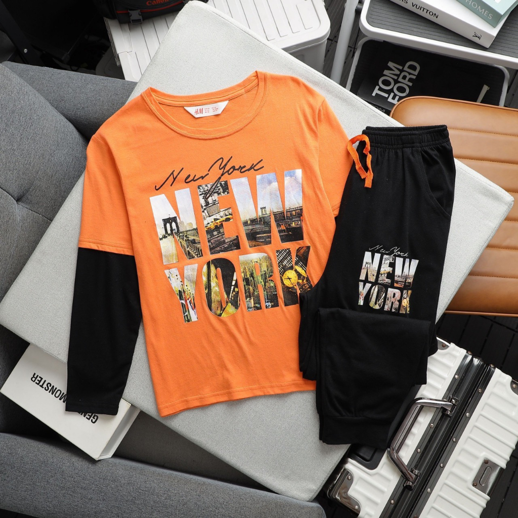 Bộ thu đông bé trai BUBY KID FASHION bn125 cho bé từ 28-65kg