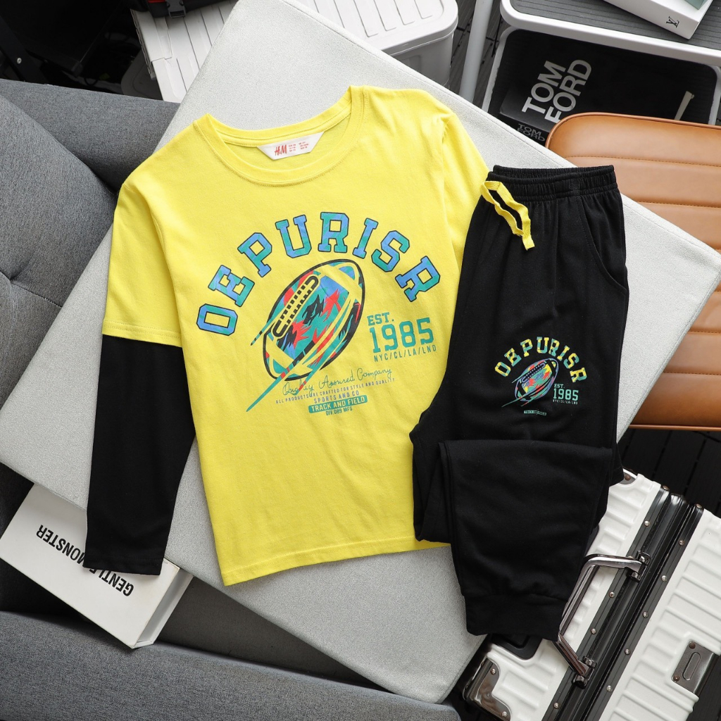 Bộ thu đông bé trai BUBY KID FASHION bn125 cho bé từ 28-65kg