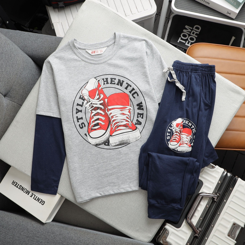 Bộ thu đông bé trai BUBY KID FASHION bn125 cho bé từ 28-65kg